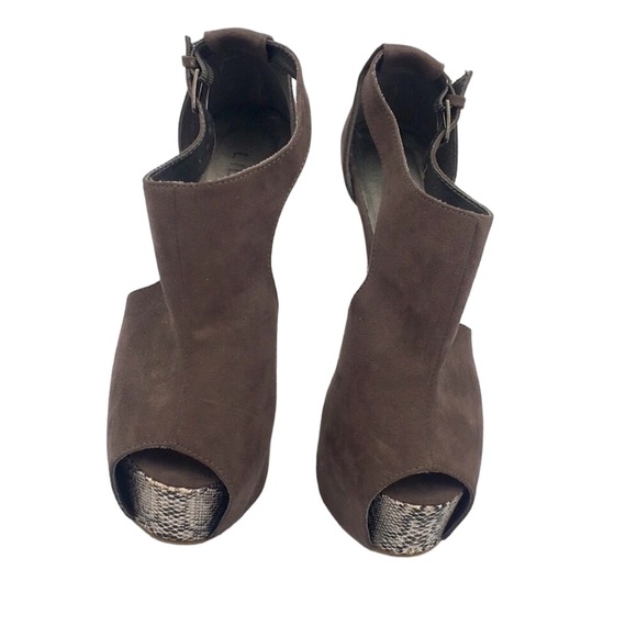 Liliana 👠 Gray High Heels Size 6 - Picture 6 of 8